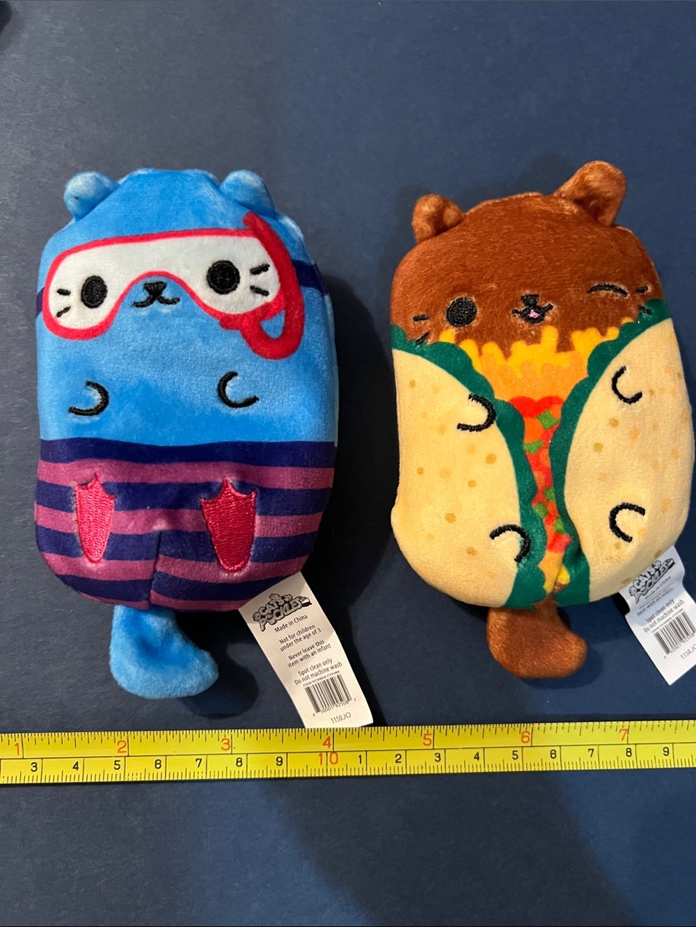 Cats vs Pickles Bean Plush Duo - Taco Cat #142 & Good Bouy #194